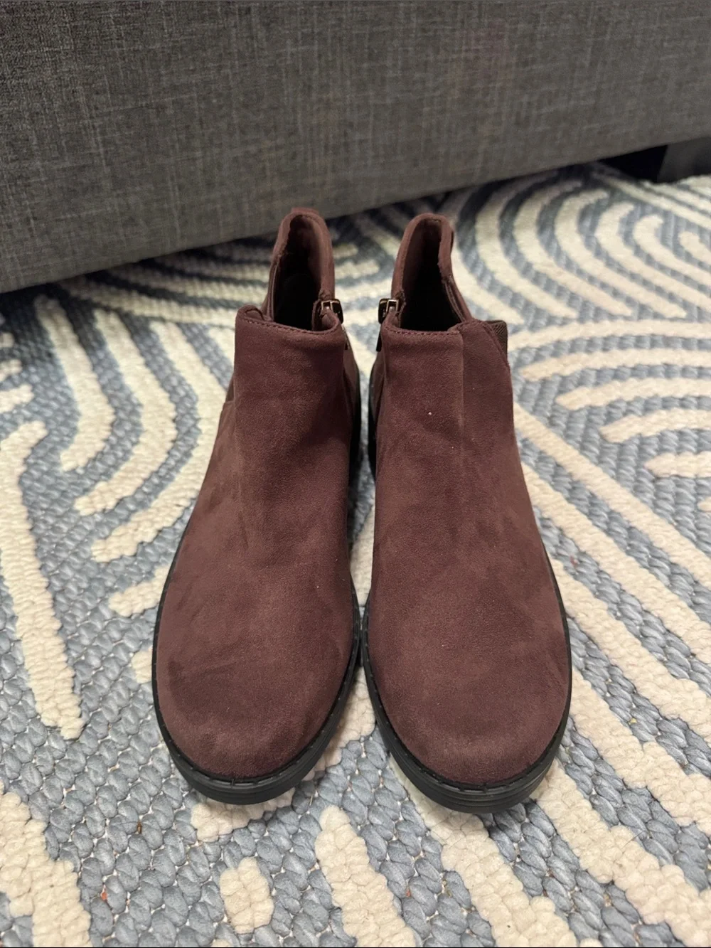 Bzees Ontario Brown Chelsea Ankle Boots Size 8 New Unworn
